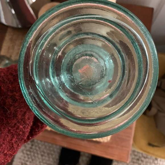 Vintage Mexican recycled glass candle stick holders - Picture 4 of 4